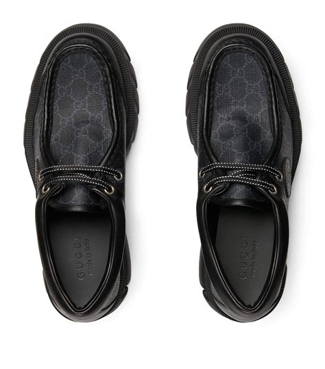 gucci lace up loafers